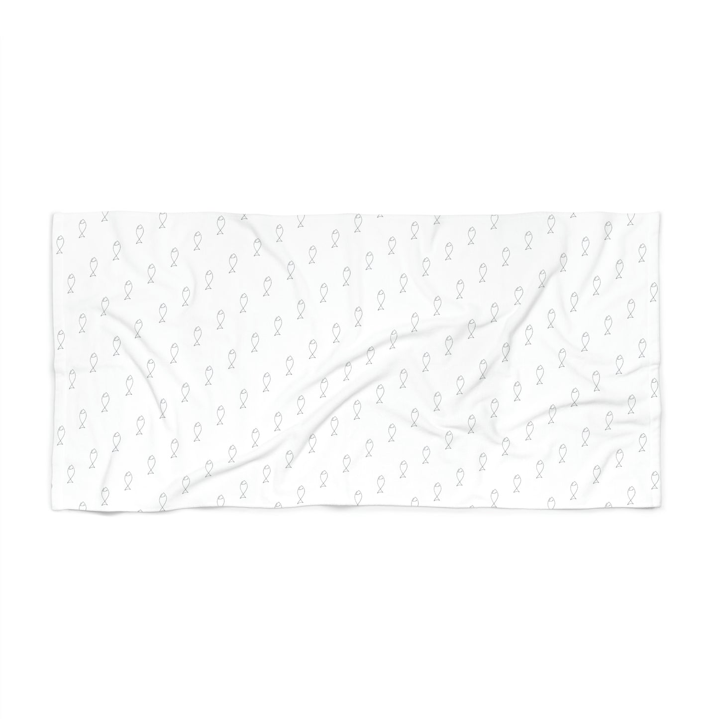 Fish Pattern - Beach Towel