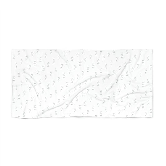 Fish Pattern - Beach Towel