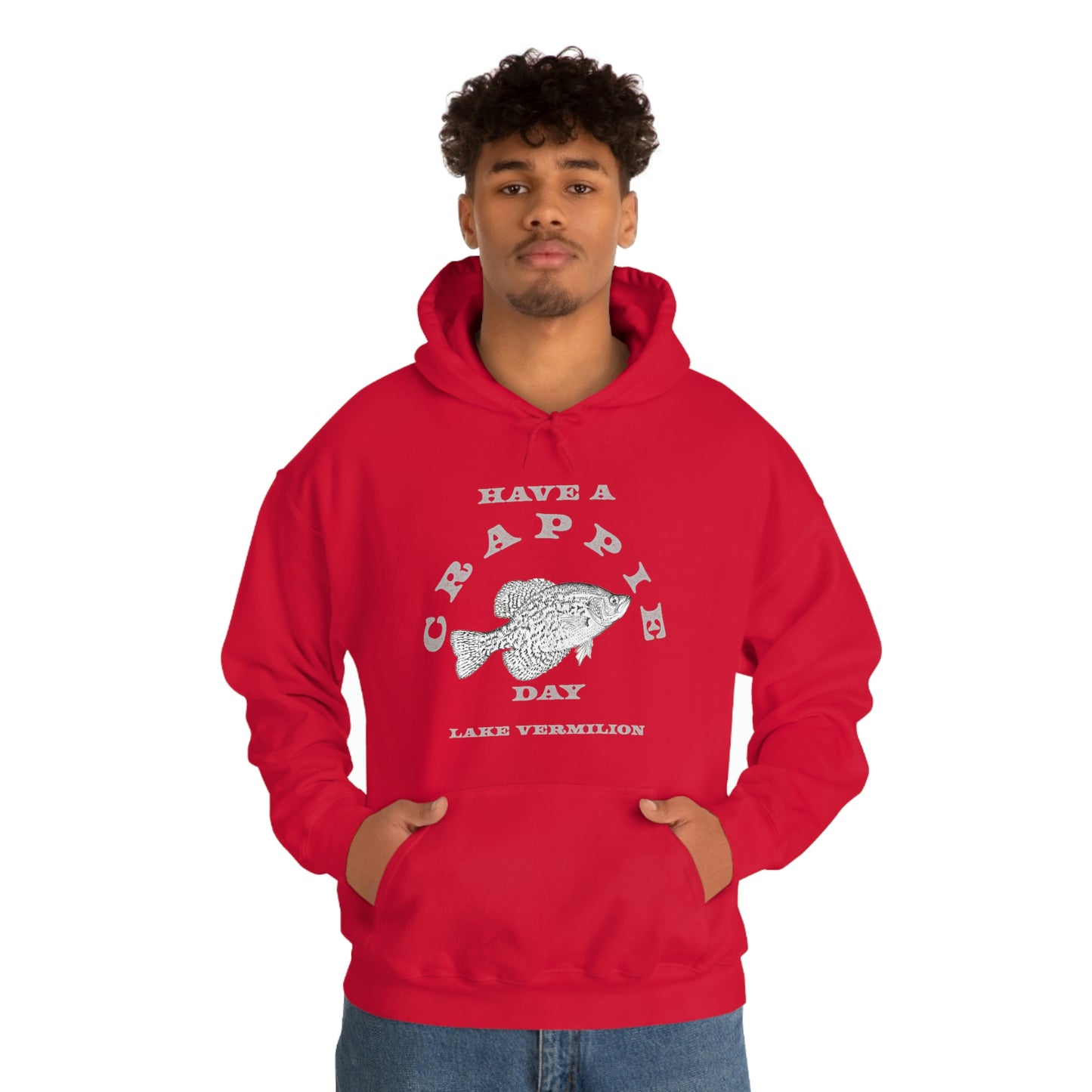 Crappie Day - Lake Vermilion - Fishing - Unisex Heavy Blend™ Hooded Sweatshirt