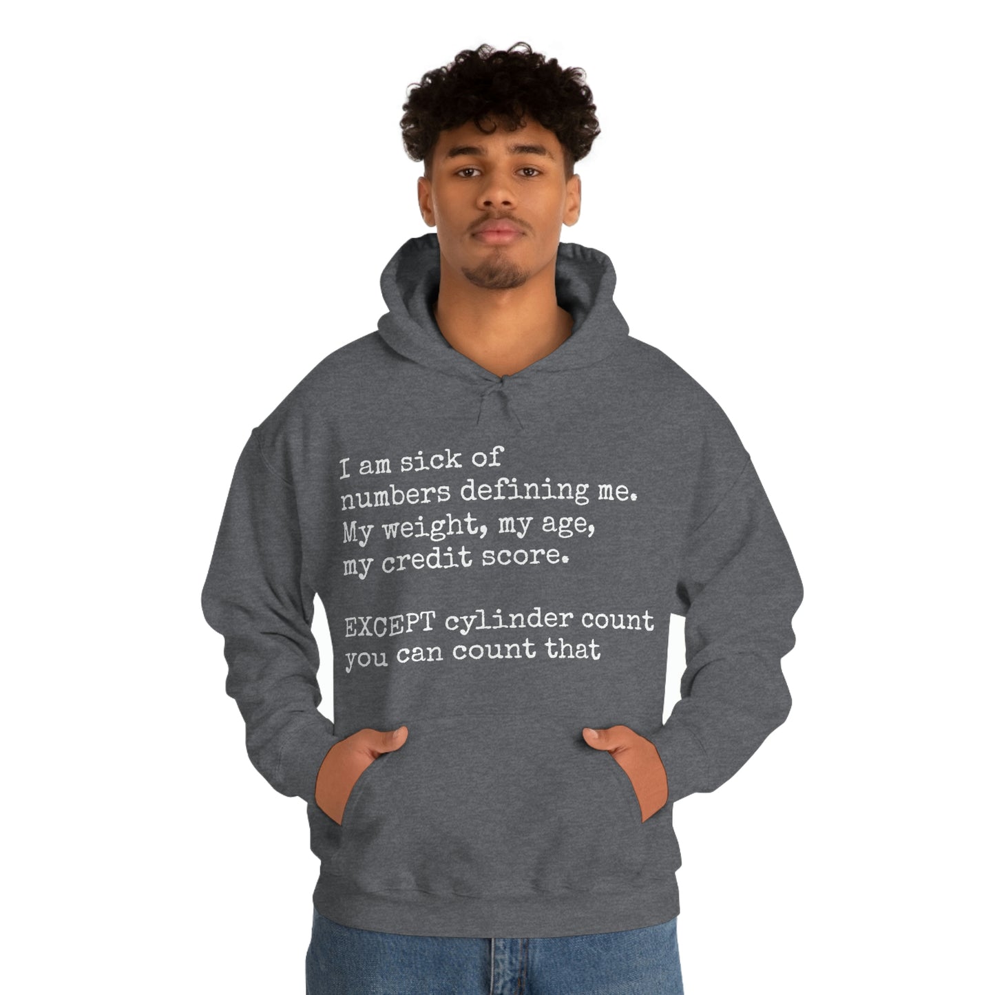 Horsepower Counts -  Unisex Heavy Blend™ Hooded Sweatshirt