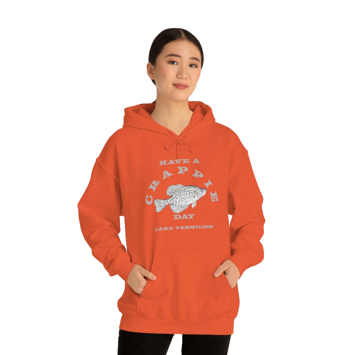 Crappie Day - Lake Vermilion - Fishing - Unisex Heavy Blend™ Hooded Sweatshirt