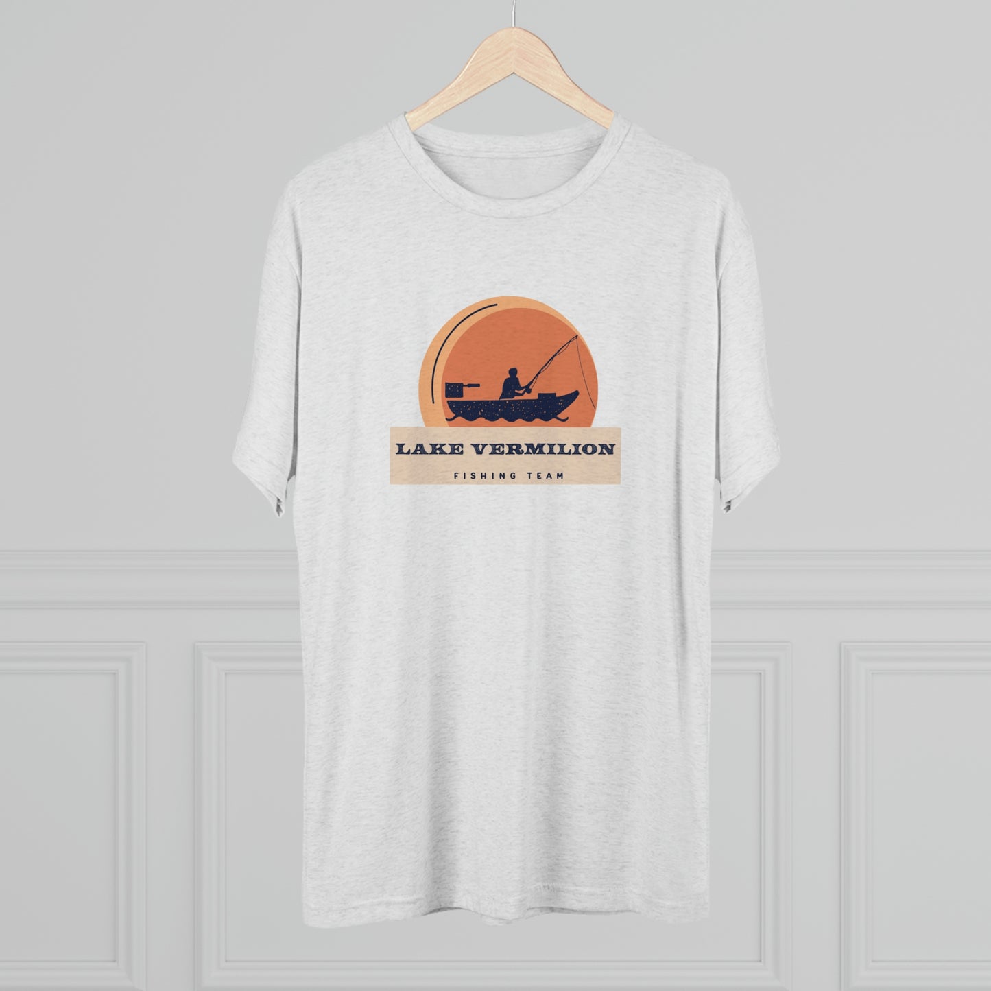Fishin Team - Lake Vermilion - Unisex Tri-Blend Crew Tee