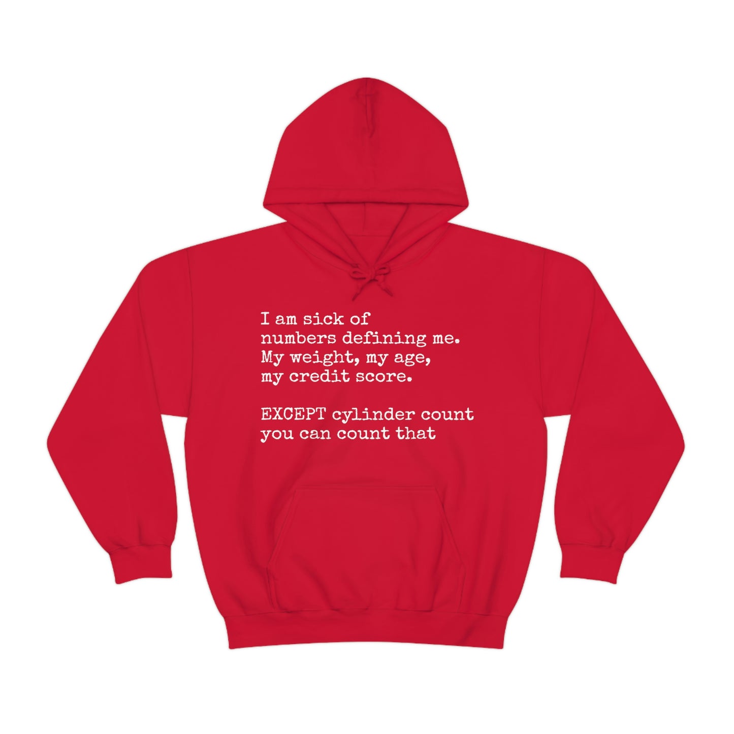Horsepower Counts -  Unisex Heavy Blend™ Hooded Sweatshirt