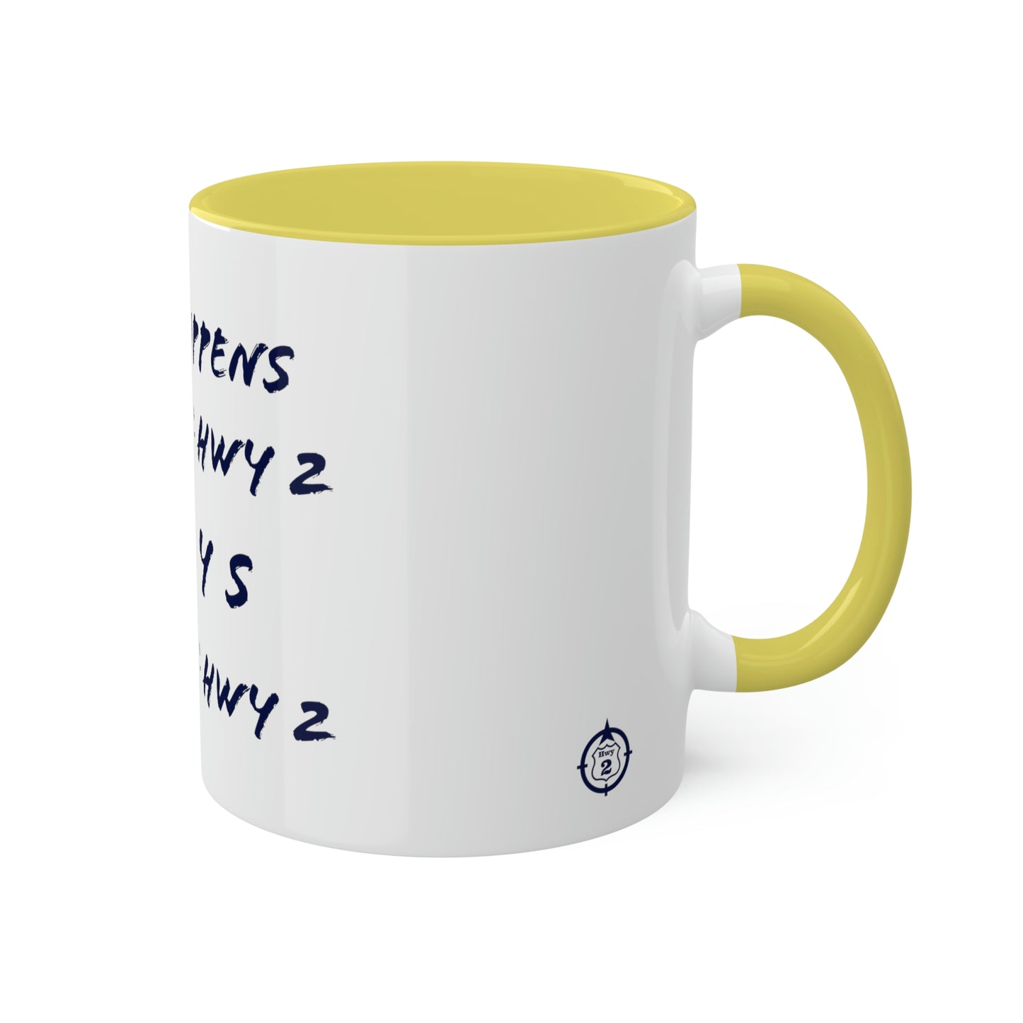 North of Hwy 2 - Colorful Mugs, 11oz