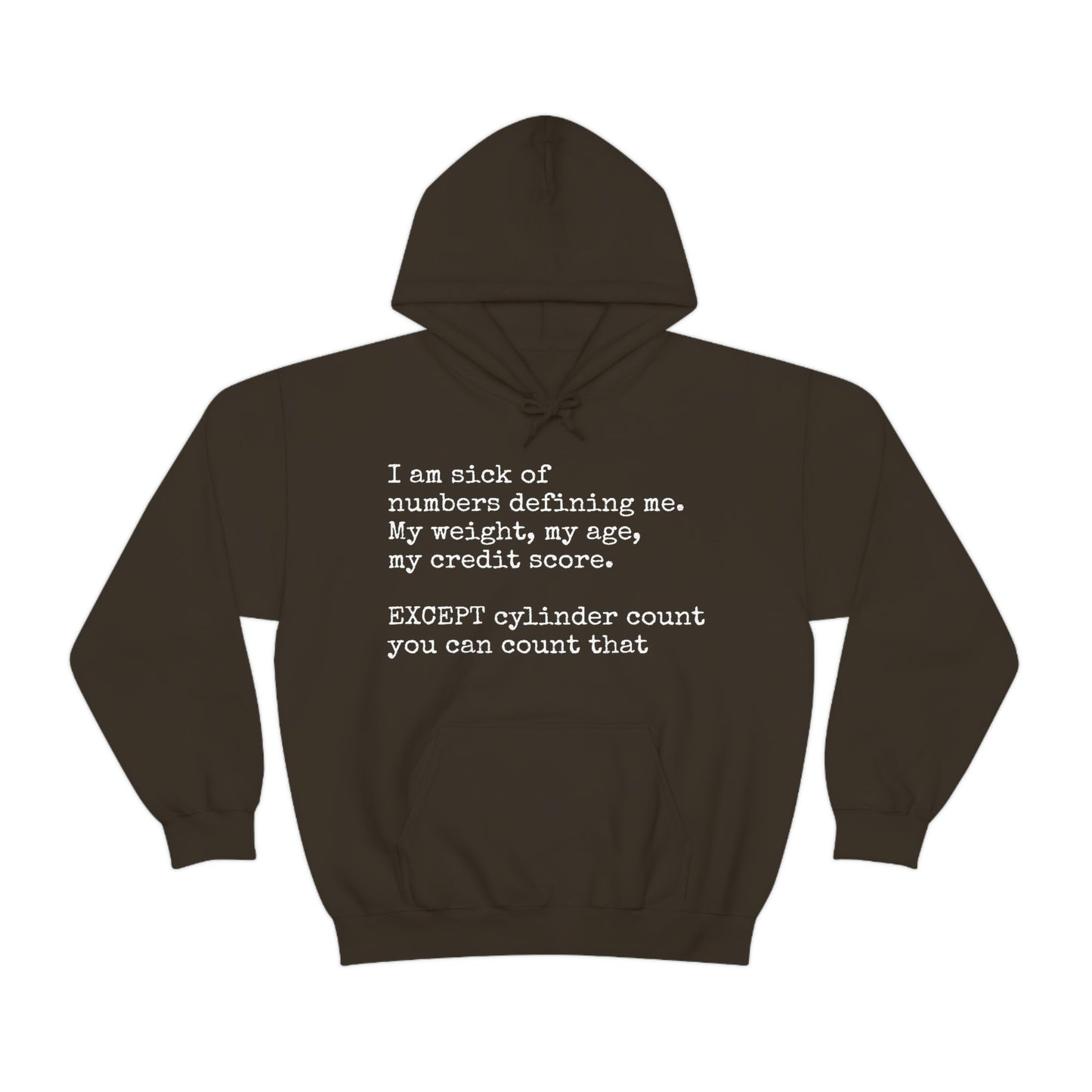 Horsepower Counts -  Unisex Heavy Blend™ Hooded Sweatshirt
