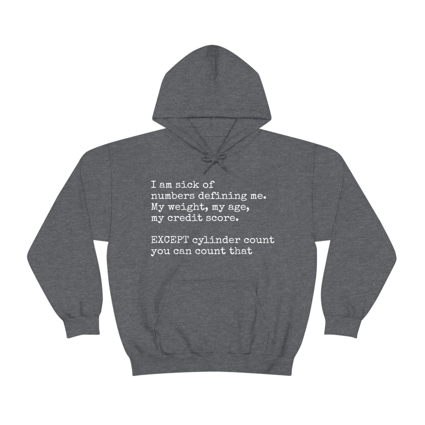 Horsepower Counts -  Unisex Heavy Blend™ Hooded Sweatshirt