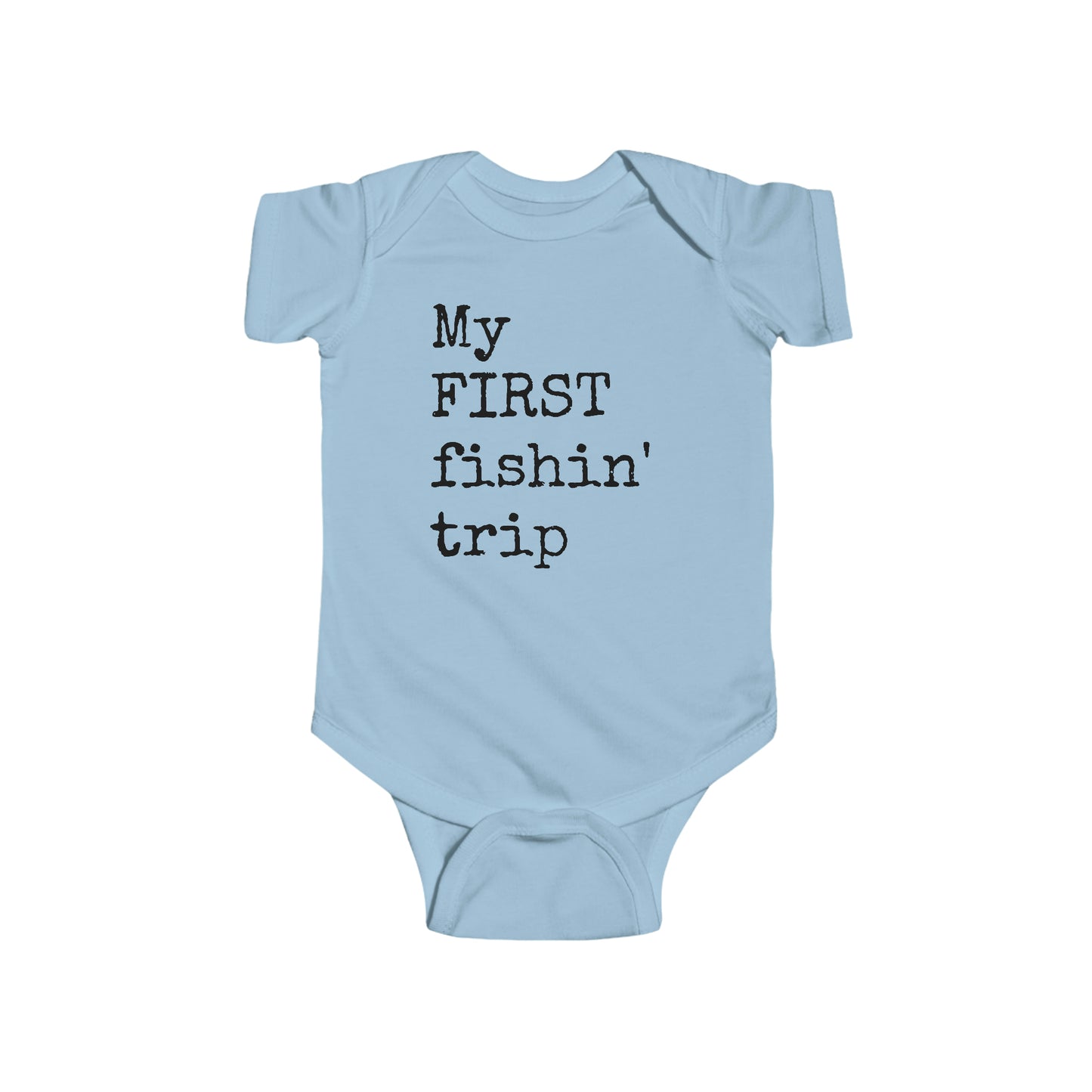 My First Fishin' Trip - Fishing - Infant Fine Jersey Bodysuit