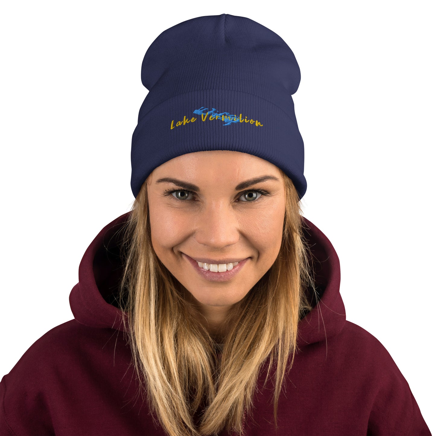Lake Vermilion - MN - Embroidered Beanie