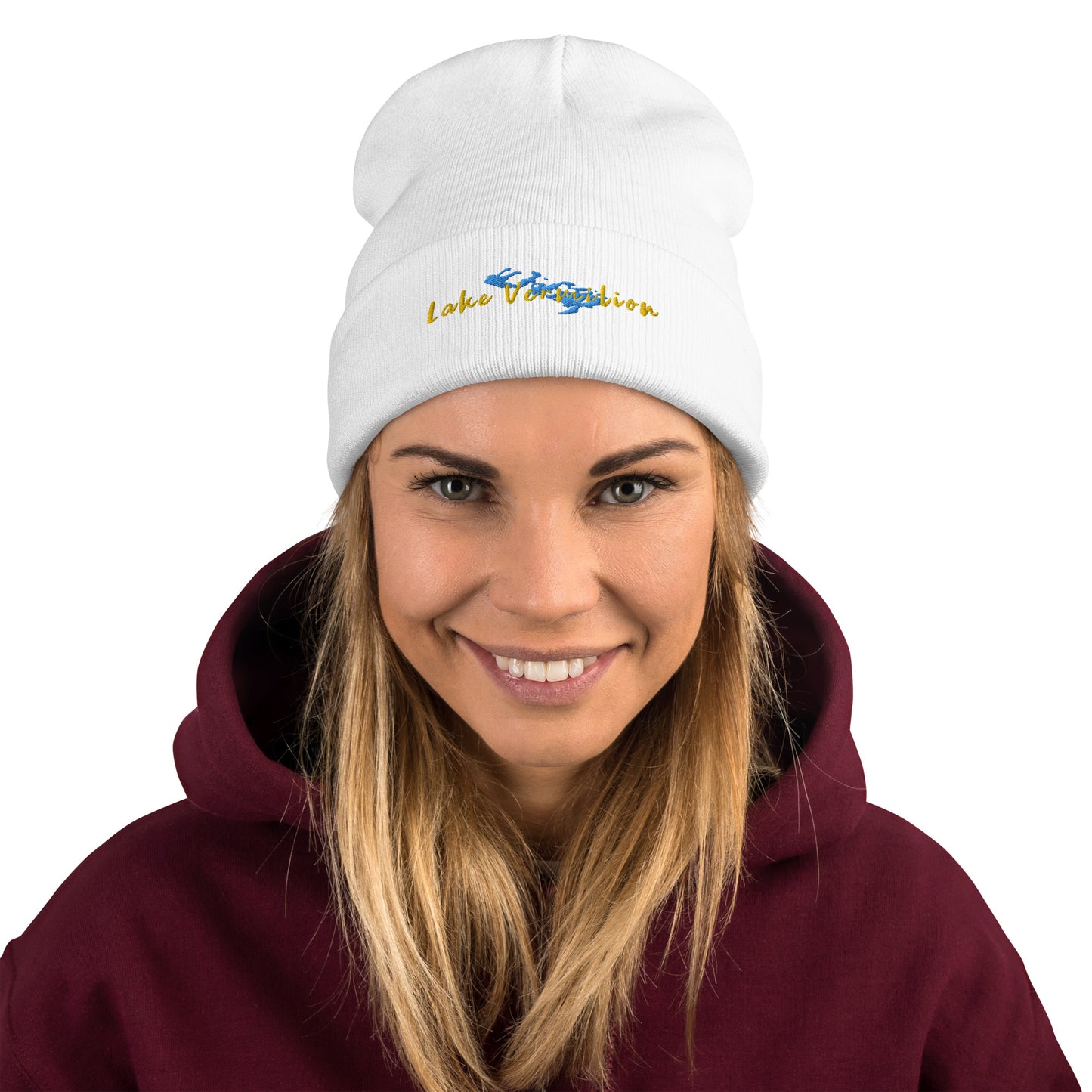 Lake Vermilion - MN - Embroidered Beanie